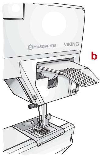 HUSQVARNA 400 COMPUTER - Presser foot lever (b) - 1