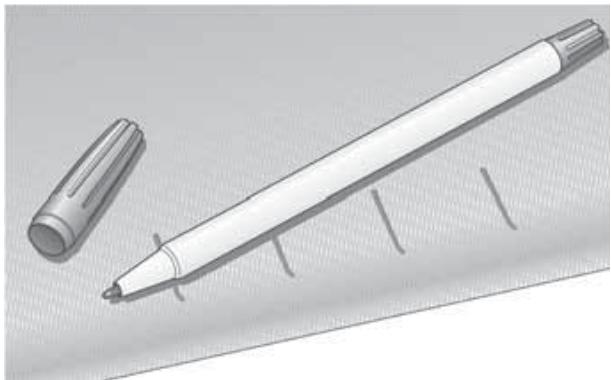 HUSQVARNA 400 COMPUTER - For better visibility the machine sews buttonholes away from you. - 1