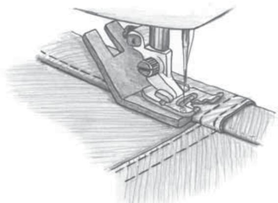 HUSQVARNA 400 COMPUTER - Jeans hem - 1