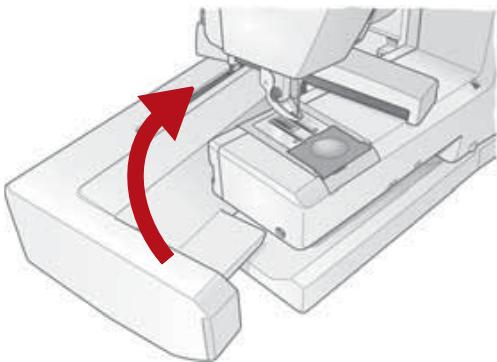 HUSQVARNA 400 COMPUTER - Connecting the Embroidery unit - 5