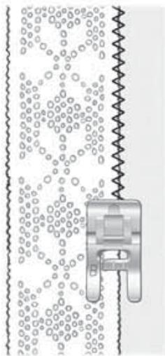 HUSQVARNA 400 COMPUTER - Lace edging - 3