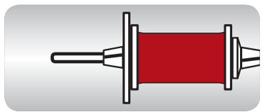 HUSQVARNA 400 COMPUTER - Spool pin - 3