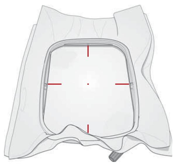 HUSQVARNA 400 COMPUTER - Embroidery hoop - 2
