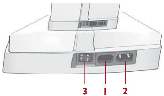HUSQVARNA 400 COMPUTER - Connecting to the power supply - 1