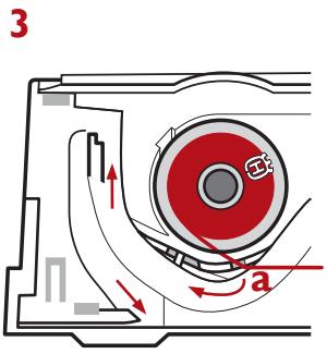 HUSQVARNA 400 COMPUTER - Threading lower thread - 3