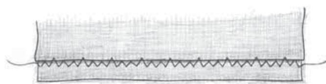 HUSQVARNA 400 COMPUTER - Blind hem - 4
