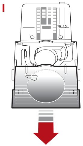 HUSQVARNA 400 COMPUTER - Threading lower thread - 1