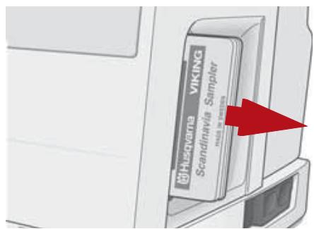 HUSQVARNA 400 COMPUTER - Connecting the Embroidery unit - 4
