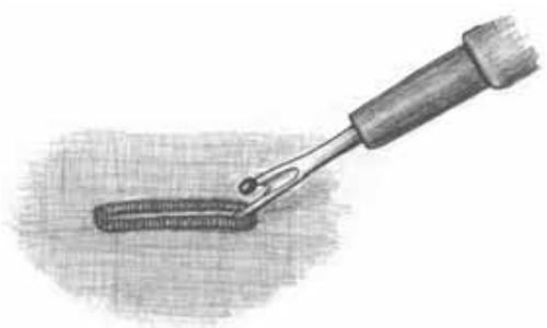 HUSQVARNA 400 COMPUTER - Button with a thread shank - 1