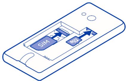 NOKIA 216 DS - Insert the SIM, memory card, and battery - 4