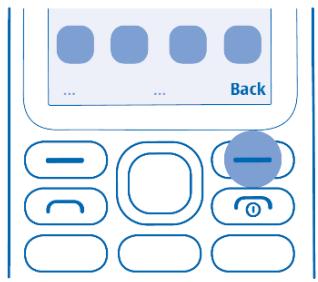 NOKIA 216 DS - Open an app or select a feature - 2