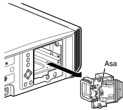 JVC DLA-X500R - Retire launidad de lámpara - 1