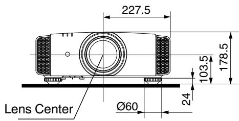 JVC DLA-X500R - Dimensions - 3