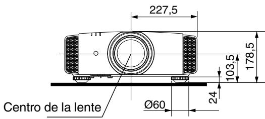 JVC DLA-X500R - Dimensiones - 3