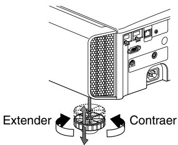 JVC DLA-X500R - Ajuste del ángulo de elevación del projector - 2