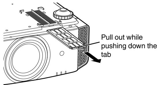 JVC DLA-X500R - Remove the inner filter - 1