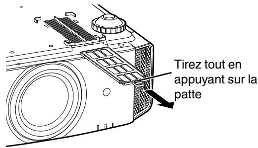 JVC DLA-X500R - Retirez le filtré interne - 1