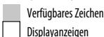 JVC KD-R971BT - Verfügbare kyrillische Buchstaben - 1