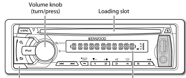KENWOOD KDC-210UI - Faceplate - 1