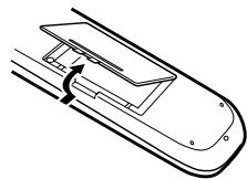 KENWOOD KRF-V4070D - Einlagen der Batterien - 1
