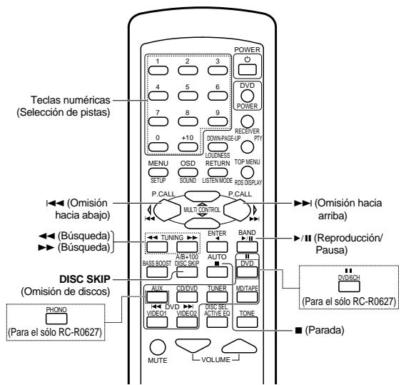KENWOOD KRF-V4070D - Operaciones de platina de casetes, reproductor de CD y grabadora de MD - 2