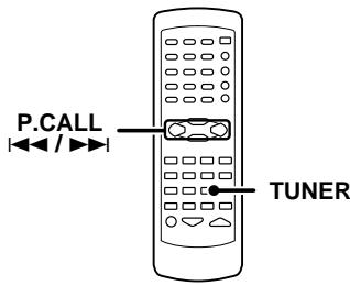 KENWOOD KRF-V4070D - Receiving preset stations in order (P.CALL) - 1