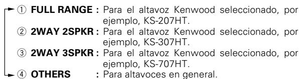 KENWOOD KRF-V4070D - Ajustes de altovoz - 5