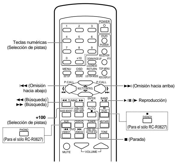 KENWOOD KRF-V4070D - Operaciones de platina de casetes, reproductor de CD y grabadora de MD - 3
