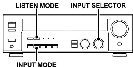 KENWOOD KRF-V4070D - Eingangsmoduseinstellungen - 1