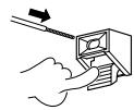 KENWOOD KRF-V4070D - Raccordement de la borne d'antenne AM - 2
