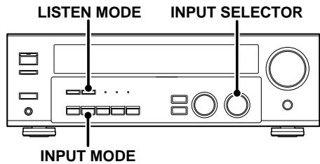 KENWOOD KRF-V4070D - Impostazioni del modo di ingresso - 1
