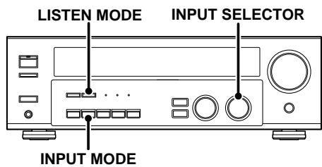 KENWOOD KRF-V4070D - Ajustes de modo de entrada - 1