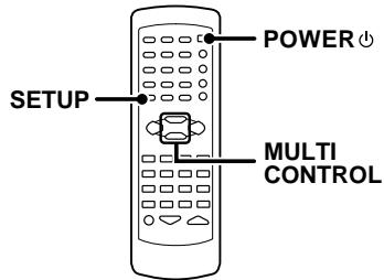 KENWOOD KRF-V4070D - Speaker settings - 2