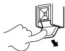 KENWOOD KRF-V4070D - Push the lever. - 1