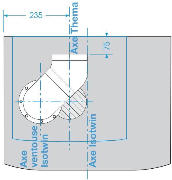 SAUNIER DUVAL ISOTWIN C24E CF - Emplacement de la chaudiere - 2