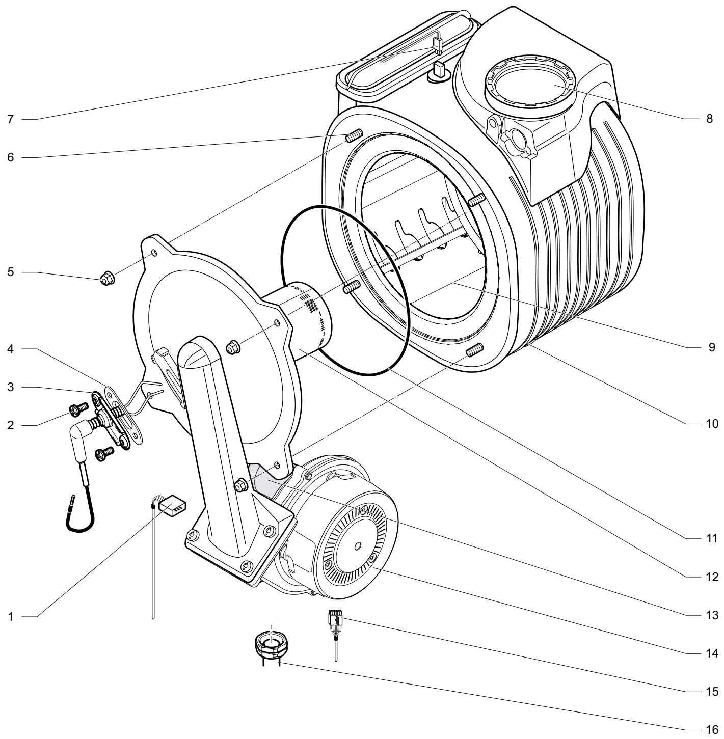 SAUNIER DUVAL ISOTWIN CONDENS F25 - Attention : les condensats sont très acides, utilisez des gants de protection. - 1