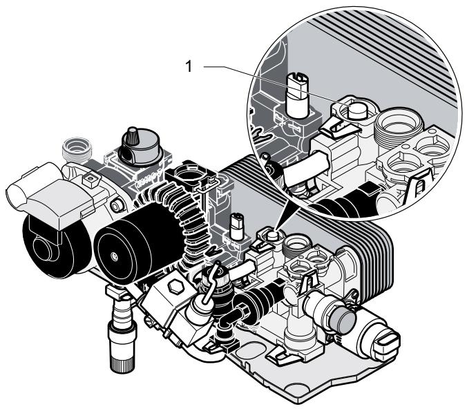 SAUNIER DUVAL ISOTWIN CONDENS F25 - Réglage du circuit de chauffage - 1