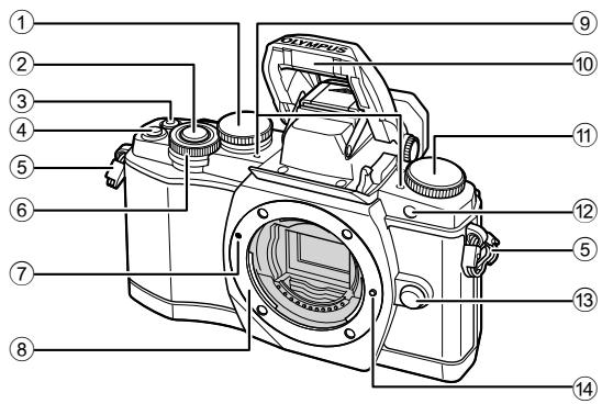 OLYMPUS OM-D E-M10 - Nom des pièces - 1