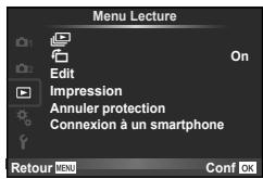 OLYMPUS OM-D E-M10 - Utilisation du menu de lecture - 1