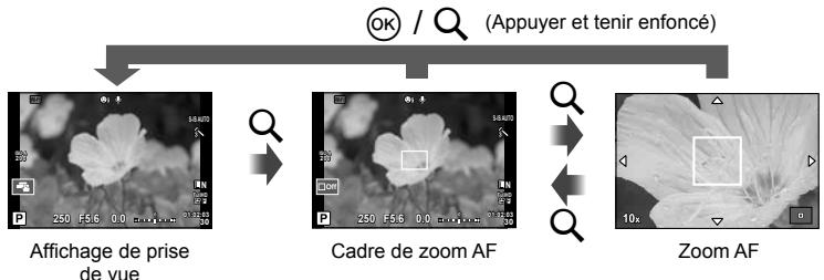 OLYMPUS OM-D E-M10 - Mise au point automatique avec cadre de zoom/zoom AF - 1