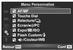 OLYMPUS OM-D E-M10 - Menu Personnelé - 1