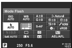OLYMPUS OM-D E-M10 - Utilisation d'un flash (photographie au flash) - 2