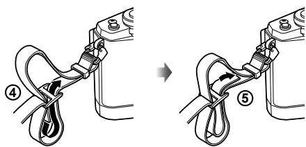 OLYMPUS OM-D E-M10 - Fixation de la couroie - 3