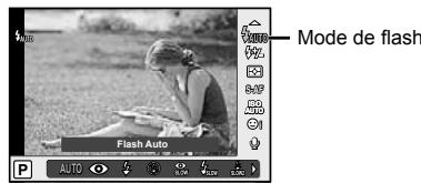 OLYMPUS OM-D E-M10 - Utilisation d'un flash (photographie au flash) - 3