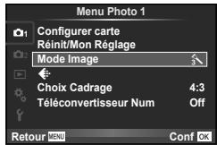 OLYMPUS OM-D E-M10 - Options de traitement (Mode Image) - 1