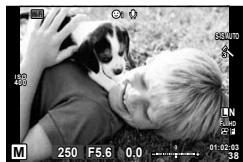 OLYMPUS OM-D E-M10 - Choix de l'ouverture et de la vitesse d'obturation (mode manuel M) - 1