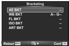 OLYMPUS OM-D E-M10 - Variation des réglages sur une série de photos (bracketing) - 2