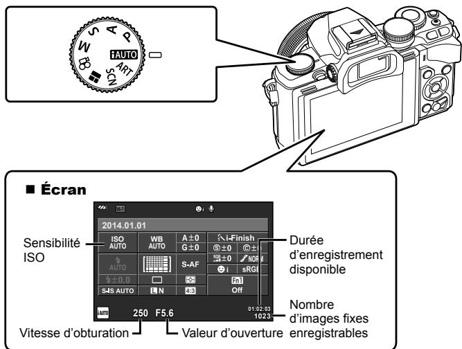 OLYMPUS OM-D E-M10 - Sélection d'un mode de prise de vue - 2