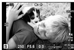 OLYMPUS OM-D E-M10 - Choix de la vitesse d'obturation (mode priorité vitesse S) - 1