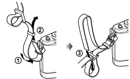 OLYMPUS OM-D E-M10 - Fixation de la couroie - 2